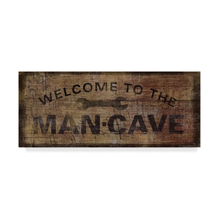 Art Licensing Studio 'Mancave With Wrench' Canvas Art,14x32